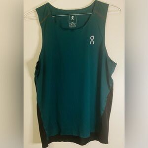 ON Running - Tank Top-T - Evergreen Black - Medium